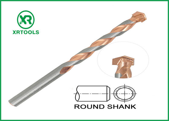 Mua Tròn Shank Metric Masonry Khoan Bits Đồng mạ L Sáo cho gạch bê tông sản xuất trực tuyến